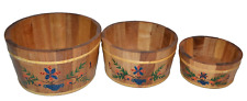 Vtg wood bowl for sale  Paris