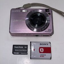 Cámara digital Sony Cyber-shot Carl Zeiss DSC-W120 7,2 MP rosa probada “LEER”, usado segunda mano  Embacar hacia Argentina