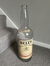 Vintage Bell’s Scotch Whisky Embossed Bottle 4.5 Litres for sale  Shipping to South Africa