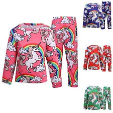 Unicorno - Pigiama Bambina Manica Lunga Unicorn Print Girl Pyjamas PIGI001 comprar usado  Enviando para Brazil