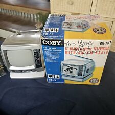 Coby CX-TV1 5" Analog CRT Television Radio With Box Cords Tested Working EUC for sale  Shipping to South Africa