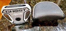 TaylorMade Ghost Manta RH White Putter Steel Shaft 35" Golf Club w/ Head Cover for sale  Shipping to South Africa
