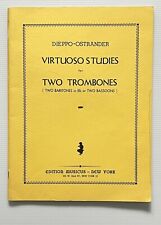 Estudios virtuosos para dos trombones de Dieppo editado por Ostrander SC 1961 segunda mano  Embacar hacia Argentina