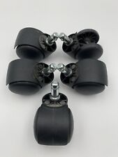 Office Chair Caster Standard 2" Set of Five(5) Swivel Wheel 7/16" Stem X 7/8 for sale  Shipping to South Africa