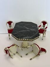 Mesa y sillas de comedor ideal Petite Princess muebles vintage para casa de muñecas segunda mano  Embacar hacia Mexico