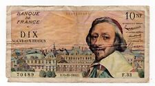 Billet francs 1959 d'occasion  France