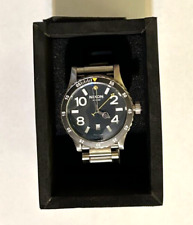 Relógio masculino Nixon Diplomat SS prata 45 mm comprar usado  Enviando para Brazil