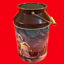 Christmas tin canister for sale  Normal