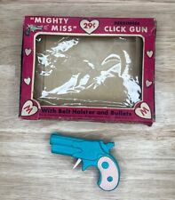 Vintage Mighty Miss Derringer Click Toy Gun Plastic With Box  for sale  Shipping to South Africa