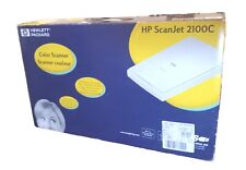 RARO HP Hewlett-Packard ScanJet 2100C Scanner Colorido NOVA CAIXA ABERTA Cabos de Software, usado comprar usado  Enviando para Brazil