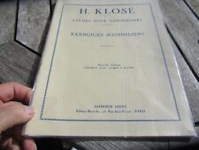 Klose etudes saxophones d'occasion  Saint-Ismier