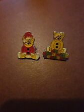 Vintage Pudsey Pin Badge Set Christmas And Blocks, used for sale  BRIGHTON