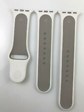 Pulseira esportiva original Apple Watch 38mm 40mm 41MM pino de cerâmica branco macio/seixo NOVO comprar usado  Enviando para Brazil