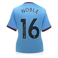Camiseta deportiva de fútbol americano firmada por Mark Noble del West Ham 2020-21 segunda mano  Embacar hacia Argentina