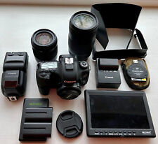 Canon EOS 7 D Mark ll 35 mm digital Camera, 3 lenses, more accessories, used for sale  Shipping to South Africa