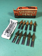 VTG Speedball | 10 Fountain Pen B-3 Nibs With Box & Instructions | Made in USA for sale  Shipping to South Africa