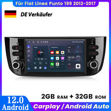 Używany, Do Fiat Linea Punto 199 2012-2017 Carplay Radio samochodowe GPS NAVI DAB + Android 2+32G na sprzedaż  Wysyłka do Poland