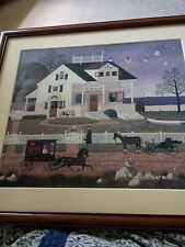 Charles Wysocki "Pickwick Cottage" Newly FRAMED Art Americana Rural for sale  Shipping to South Africa