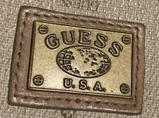 Billetera GUESS EE. UU. de colección beige de guijarros 7,5"" X 4,25"" original segunda mano  Embacar hacia Mexico