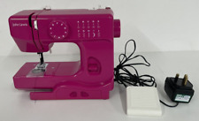 John Lewis JL Mini Sewing Machine Pink With Foot Pedal Tested #W5 for sale  Shipping to South Africa
