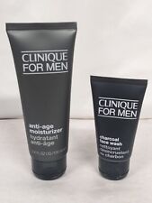 CLINIQUE for MEN hidratante antienvelhecimento 3,4 oz/100 ml, lavagem facial carvão 1,7 oz comprar usado  Enviando para Brazil
