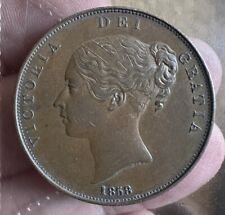 Victoria penny 1858 for sale  MANCHESTER