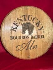Bar Decor Kentucky Bourbon Barrel Ale Whiskey Barrel Head for sale  Shipping to South Africa