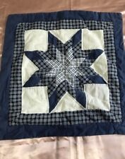 Handmade blue patchwork for sale  SCARBOROUGH