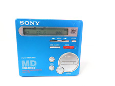 Reproductor de Grabadora de MiniDiscos Portátil Sony Mega Bajos Digitales MD Walkman MZ-R70 Azul segunda mano  Embacar hacia Mexico