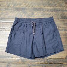 American Giant Linen Blend Shorts Navy Medium for sale  Shipping to South Africa