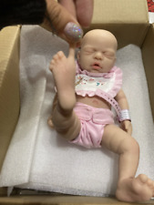 Micro boneca menina menino corpo inteiro silicone bebê prematuro renascido mini bonecas realistas, usado comprar usado  Enviando para Brazil