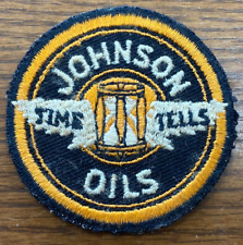 Used, Vintage & Rare Johnson Motor Oils Sew on Iron on Patch ZA1 for sale  Shipping to South Africa