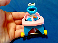 ILLCO Sesame Street Baby Cookie Monster in Walker Stroller 3" Figure for sale  Shipping to South Africa
