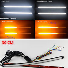 Universal Switchback Flowing DRL LED Strip Flash Strobe Light 30cm White/Amber for sale  Shipping to Ireland