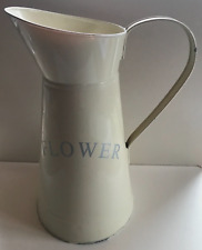 Tin flower jug for sale  OLDHAM