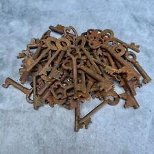 Antique Vintage Style 19th Century Cast Iron Keys Lot of 50 for sale  Shipping to South Africa