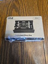 Pyle Pro PDC21 caixa direta instrumento de 1/4 polegada para balanceado e desequilibrado preto NOVO comprar usado  Enviando para Brazil