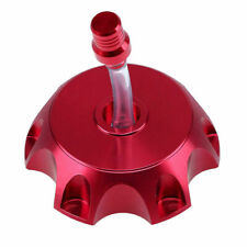 Fit For Honda ATV Aluminum Fuel Gas Tank Cover Cap w/ Breather Tube 2 Way Red, used for sale  Shipping to South Africa