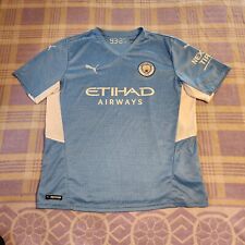 CAMISETA DE FÚTBOL MANCHESTER CITY 2021-2022 CAMISETA ORIGINAL PUMA TALLA XL Etihad, usado segunda mano  Embacar hacia Argentina