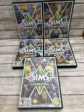 Lot Of 5 The SIMS 3 Expansion Packs Seasons, Pets, Supernatural, PC Windows/Mac for sale  Shipping to South Africa