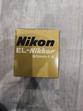 Nikon EL-Nikkor 50mm f/4 Like New In Box for sale  Shipping to South Africa