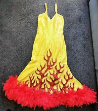 Yellow sequin dress for sale  BURY