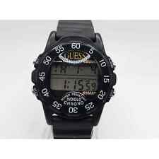 1994 reloj digital Guess nuevo batería negro cronógrafo índiglo 40 mm segunda mano  Embacar hacia Argentina