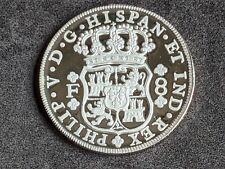 Moneda de Plata Fina 0,999 Casa de Moneda México 1987 40 Reales Prueba Plata Pura 5 oz segunda mano  Embacar hacia Argentina