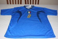 Camiseta De Fútbol Selección De Italia De Talla XL Del Dorsal No 8 Gatusso segunda mano  Embacar hacia Argentina