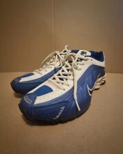 Tênis Nike Shox azul branco vintage 104265 tamanho EUA 8,5 Reino Unido 7,5 2002 GC  comprar usado  Enviando para Brazil