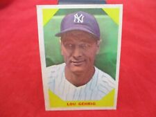 1960 FLEER LOU GEHRIG #28 BASEBALL CARD for sale  Shipping to Canada