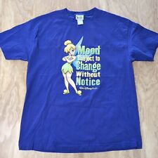 Camiseta De Colección Y2k Walt Disney World TINKERBELL Pan Púrpura Gráfico XL segunda mano  Embacar hacia Argentina