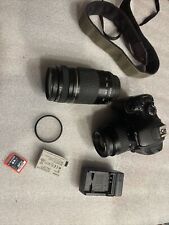 Kit de câmera digital SLR Canon Rebel T2i EOS 18.0MP com lentes 35-80 e 75-300mm 64GB✅ comprar usado  Enviando para Brazil