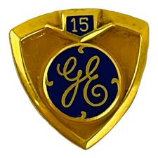 Broche chapéu de lapela vintage GE General Electric 15 anos prêmio de serviço presente comprar usado  Enviando para Brazil